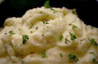 asiago and white truffle mashed potatoes