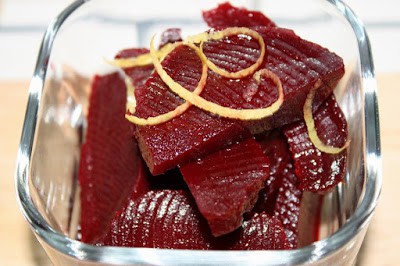 Honey-Serrano Vinegar Pickled Heirloom Beets