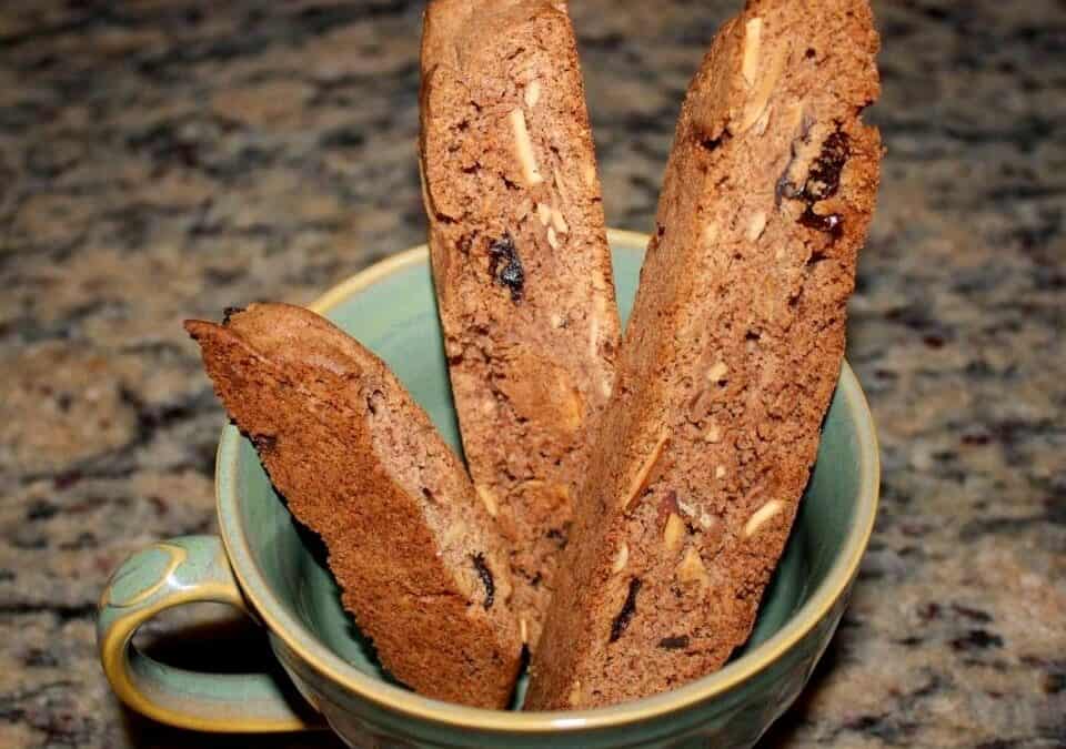 Cherry, Almond & Lemon Agrumato Olive Oil Biscotti