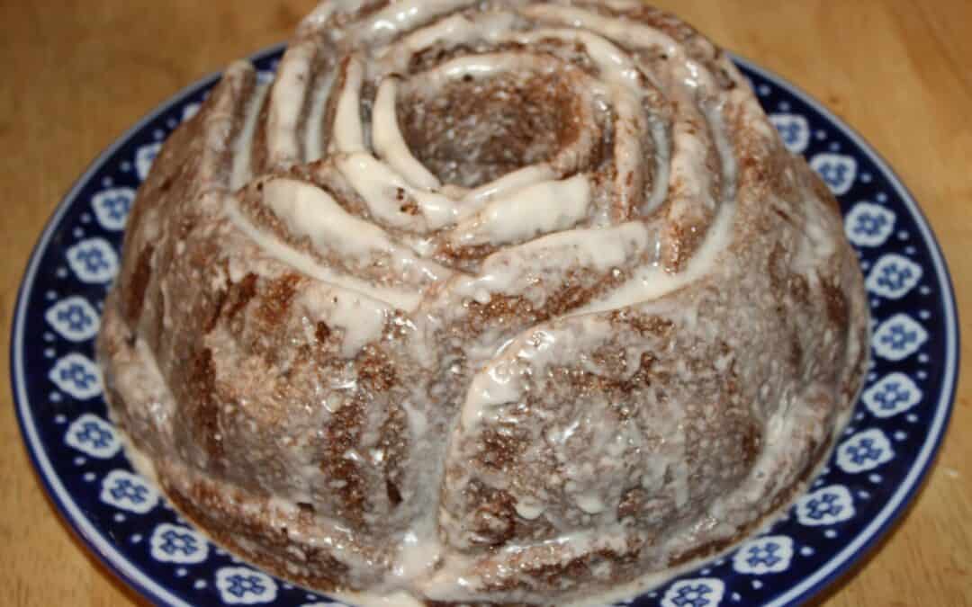 Olive Oil and Spiced Butternut Squash Bundt Cake With Bourbon Vanilla Glaze