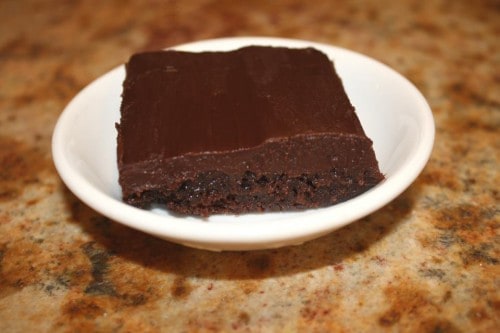 ganache brownies