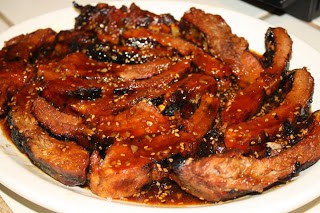 Honey-Ginger Balsamic Glazed BBQ Ribs