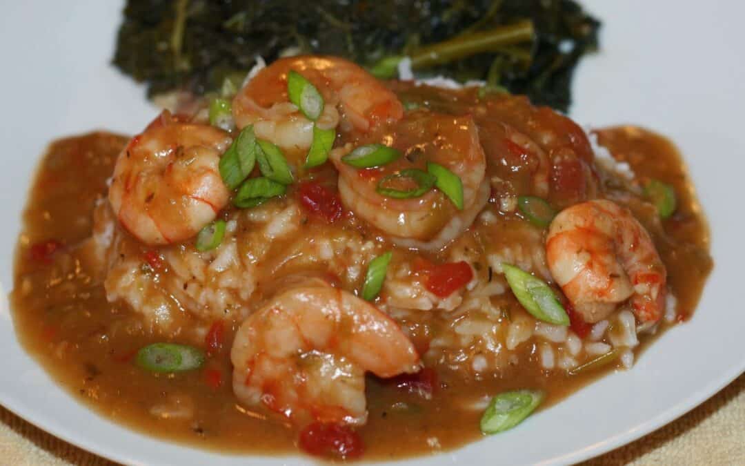 Shrimp Estouffee with Baklouti Agrumato Roux