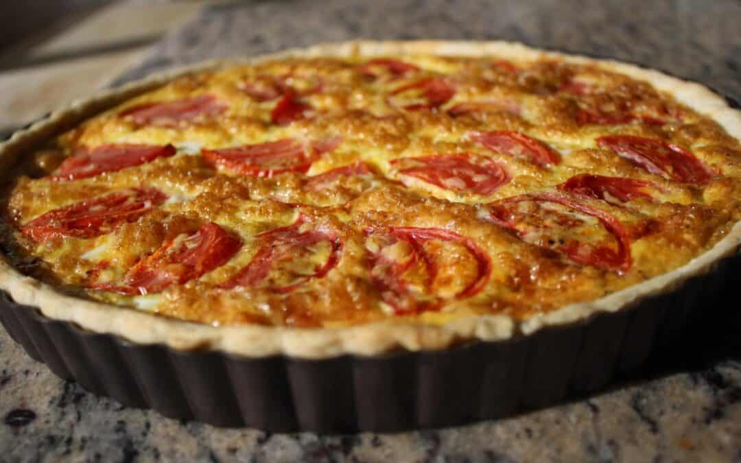 Oven Roasted Tomato Quiche with UP Extra Virgin Olive Oil Pastry Crust